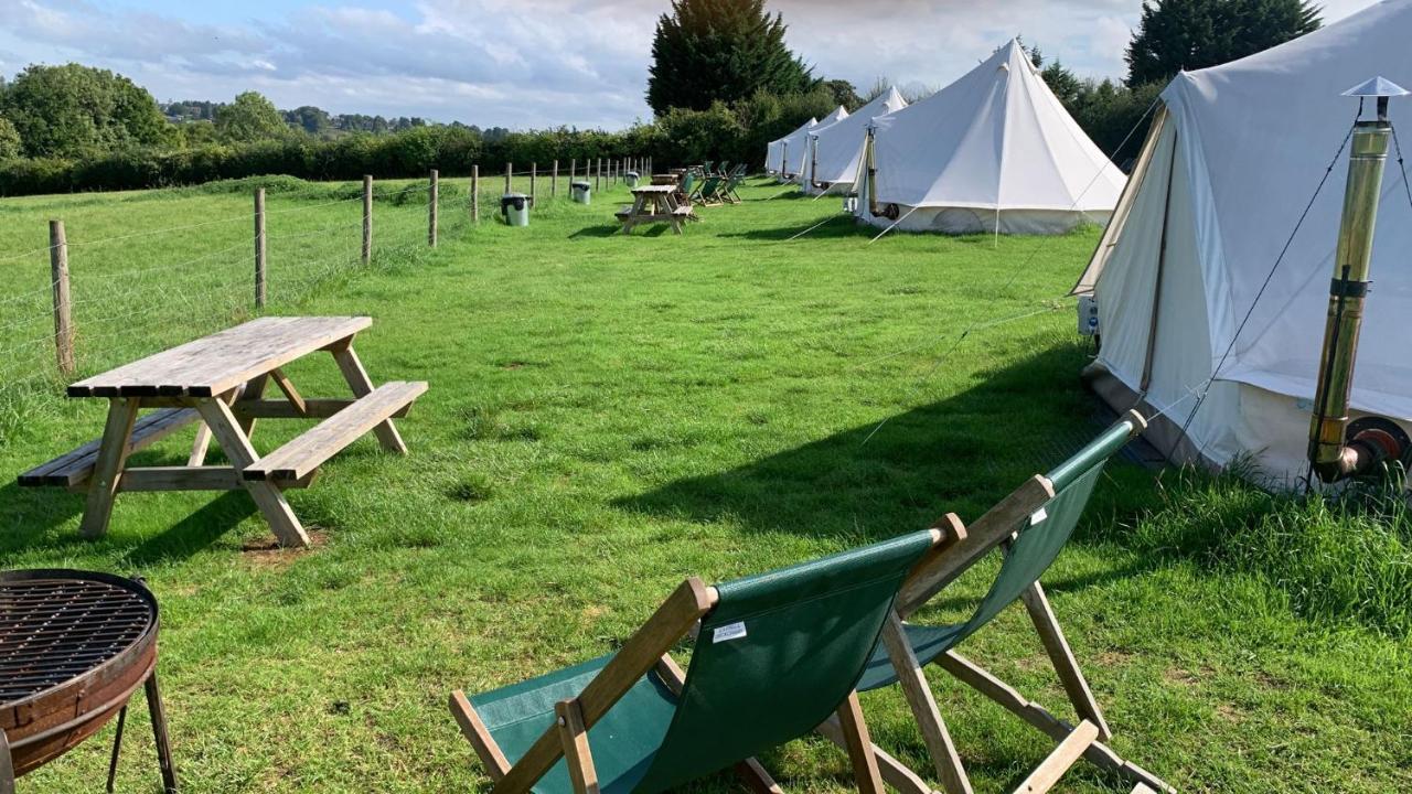 Home Farm Radnage Glamping Bell Tent 2, With Log Burner And Fire Pit Εξωτερικό φωτογραφία